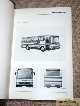 Mercedes O 303 Einführungsschrift für den Kundendienst 1981