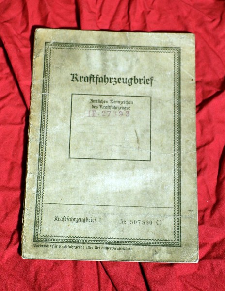 KFZ Brief Magirus L 235 , Imbert Holzgas 1944