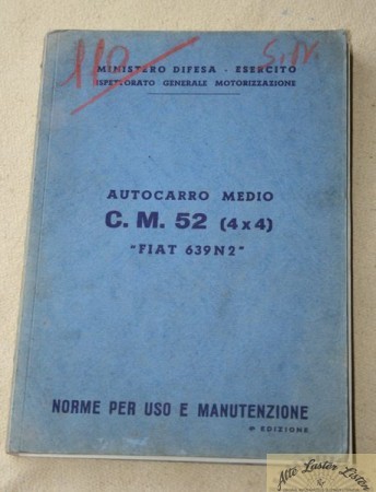 FIAT C.M. 52 4x4 , Fiat 639 N 2