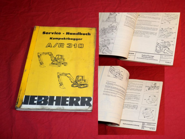 Liebherr Bagger A 310, R 310 Service Handbuch
