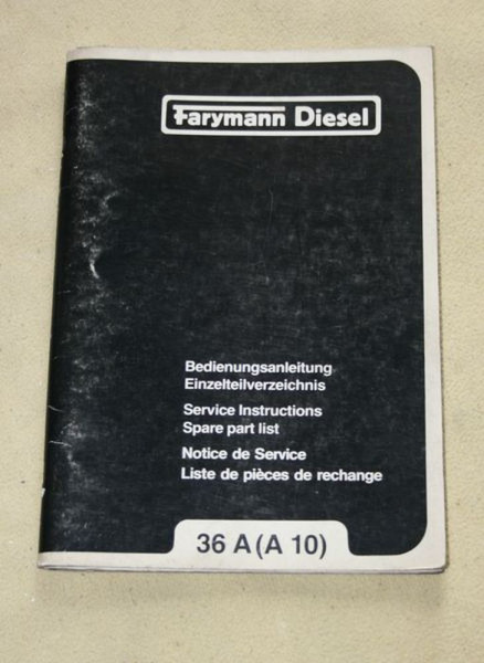 Farymann Diesel 36 A , A 10 Motor