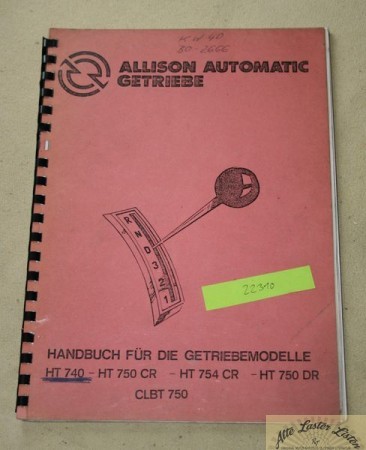 ALLISON Automatic Getriebe HT 740, 750, 754