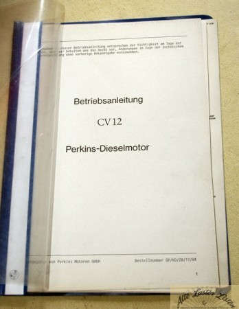 Perkins CV 12 Betriebsanleitung