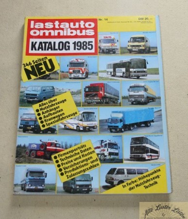 Lastauto Omnibus Katalog 1985