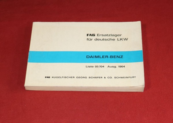 FAG , Ersatzlager für deutsche LKW , Mercedes Daimler Benz