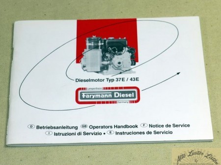 Farymann Diesel Typ 37 E , 43 E