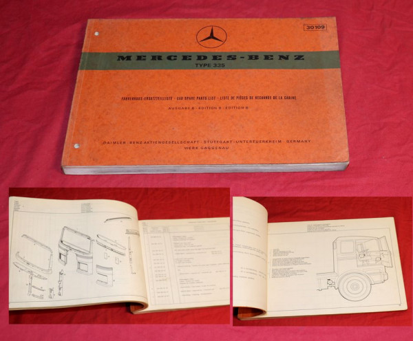 Mercedes Fahrerhaus Type 335 , kubische Frontlenker LP