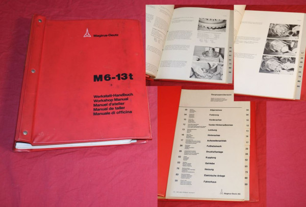 Magirus M 6 - 13 t MK Reihe Werkstatthandbuch