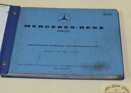 Mercedes 352 Fahrerhaus Frontlenker , kubisch