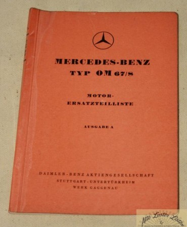 Mercedes Motor OM 67 / 8