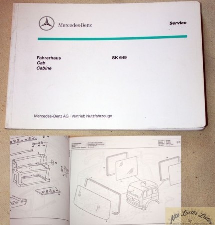 Fahrerhaus Mercedes SK 649 langes Haus, schwere Klasse