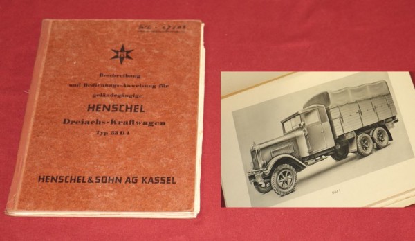 Henschel Typ 33 D 1 , geländegängiger Dreiachs Kraftwagen