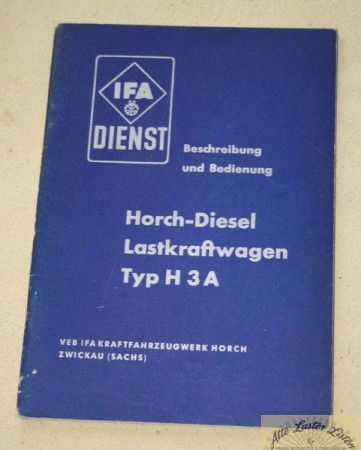 H 3 A , Horch Diesel LKW