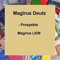 Prospekte Magirus LKW 1945-1970